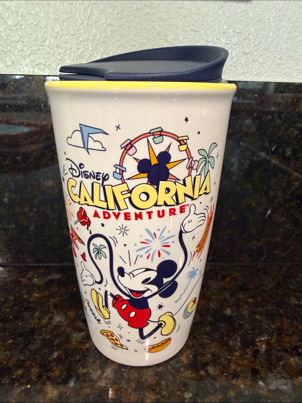 Disney California Adventure Porcelain Starbucks Tumbler